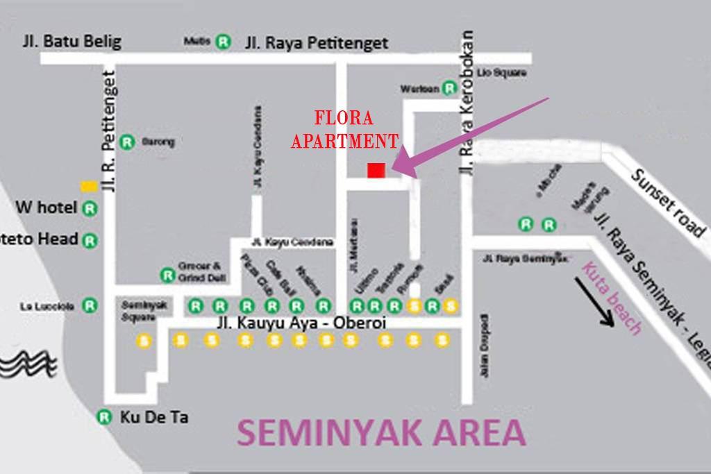 Flora Apartment Bali Seminyak Kültér fotó